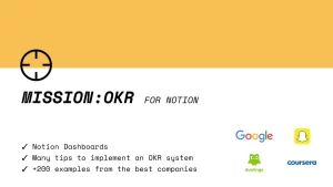 Manage your OKR and learn about the OKR system with +200 examples and tips