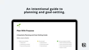 This template is a quarterly planning and goal-setting guide for academics and students. The template is designed to help folks be more intentional in planning for and achieving their goals.