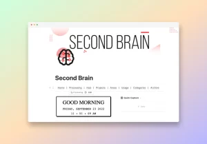 The Superior Second Brain is an all-in-one productivity system