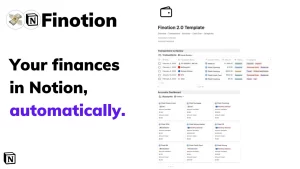 The only finance tracker that automatically updates your Notion page with your daily spending