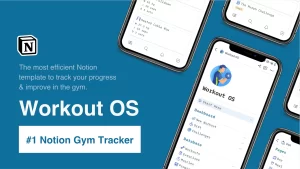 Workout OS is the most efficient & useful Notion template to track your fitness and improve in the gym. Also includes diet tracking