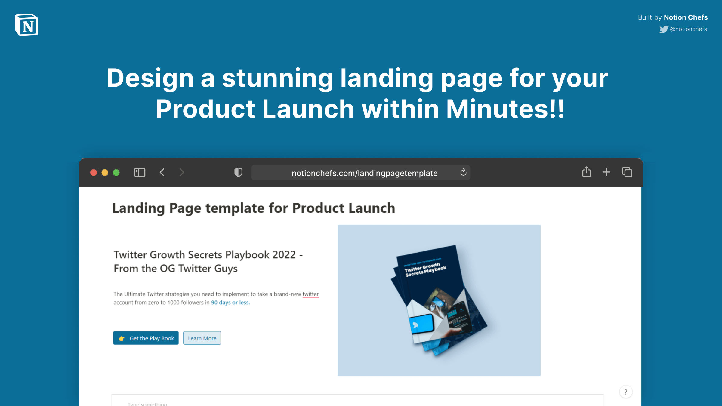 Landing Page template for Product Launch