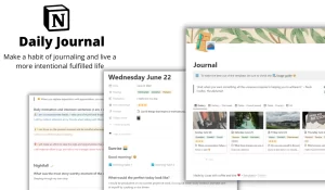 Easy-to-use and powerful system to make a habit of journaling. Set