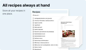 Notion Food Planner helps you keep track of your favorite recipes