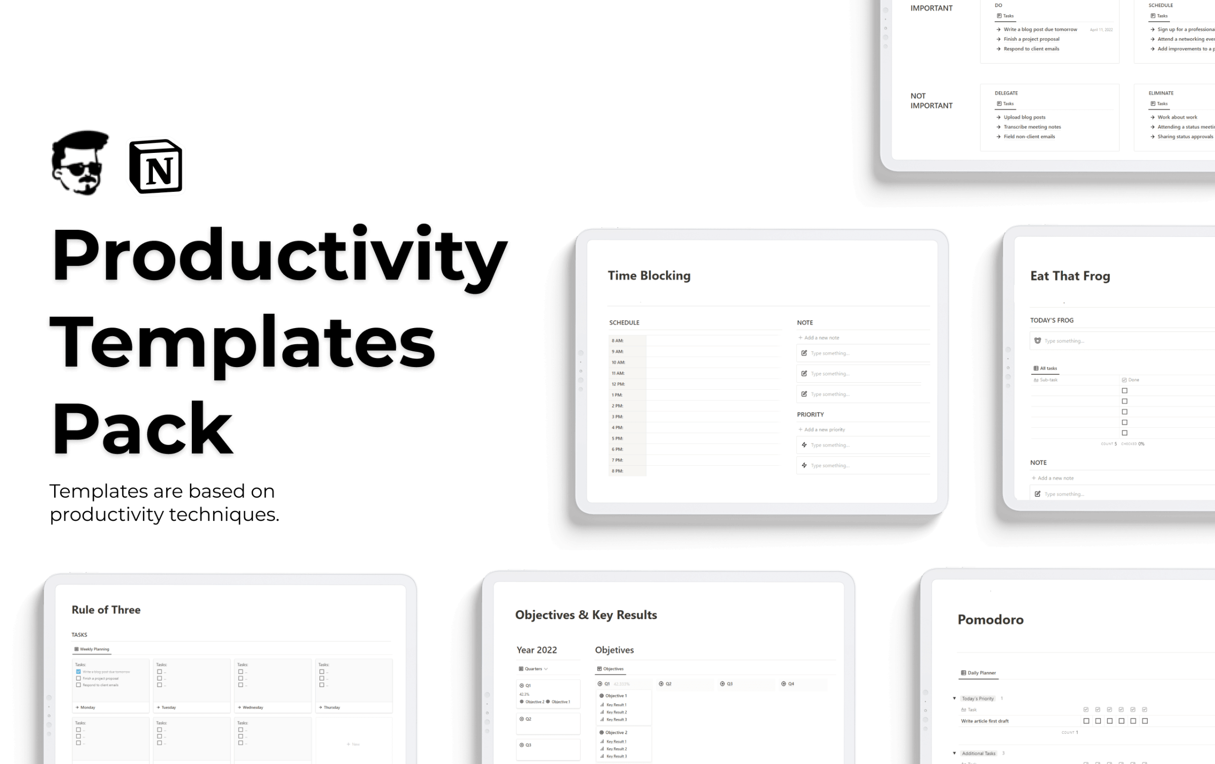 Productivity Templates Pack