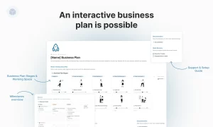 A Notion Tool to build interactive and shareable Business Plans.