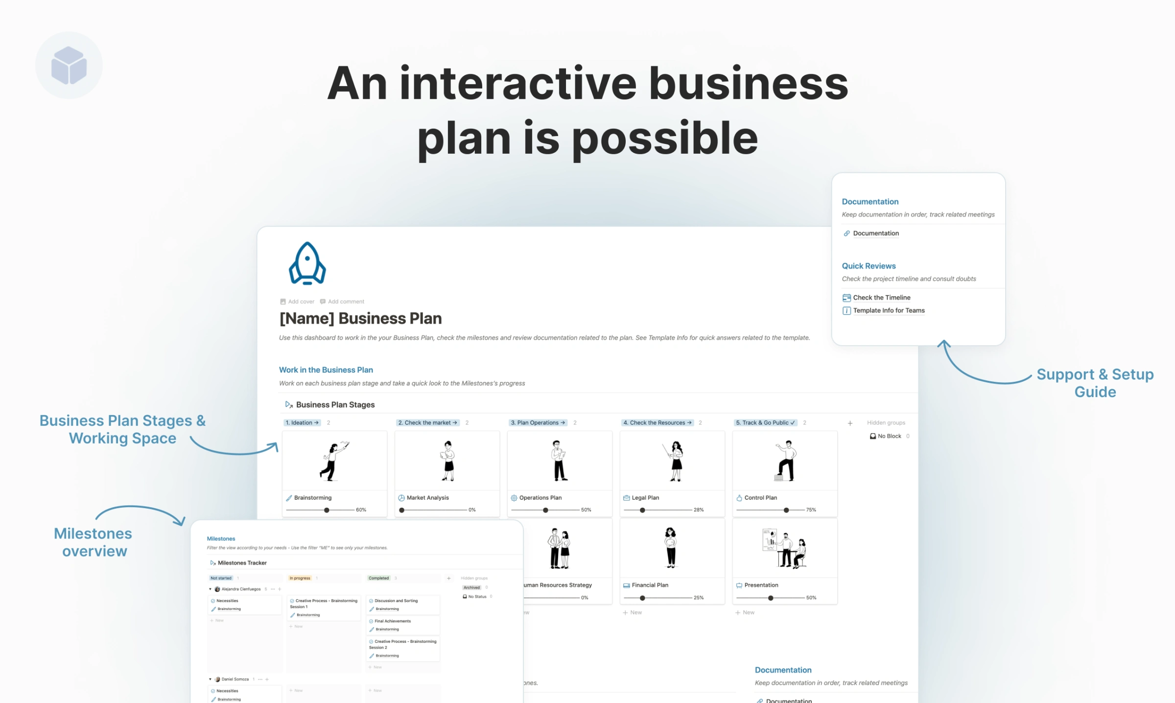 Business Plan Workspace Notion Template