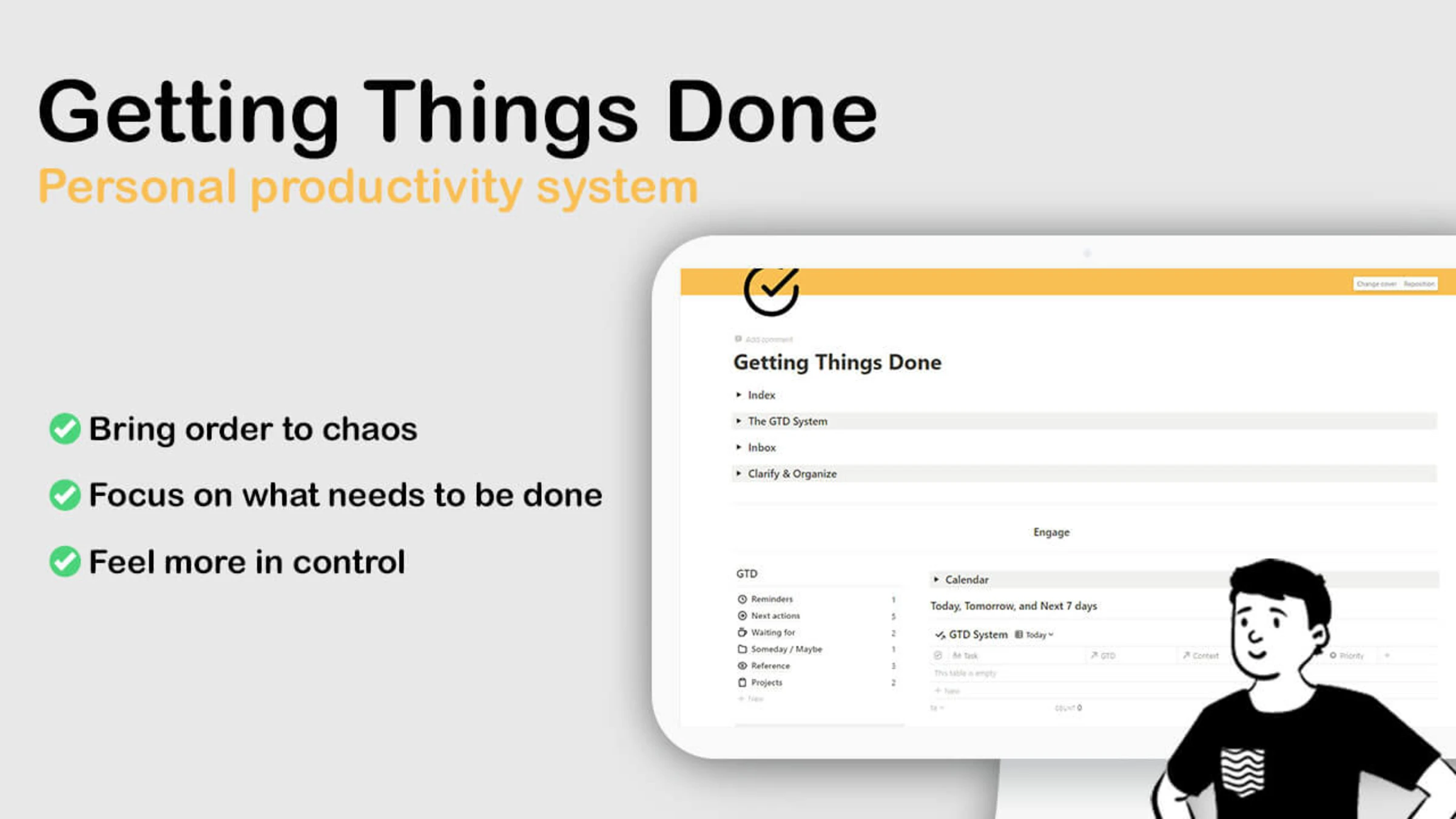 Getting Things Done (GTD) template