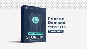 A Notion operating system and resource hub for building and maintaining an online print shop or apparel store. ‍Create a source of side income for yourself using the print on demand model.