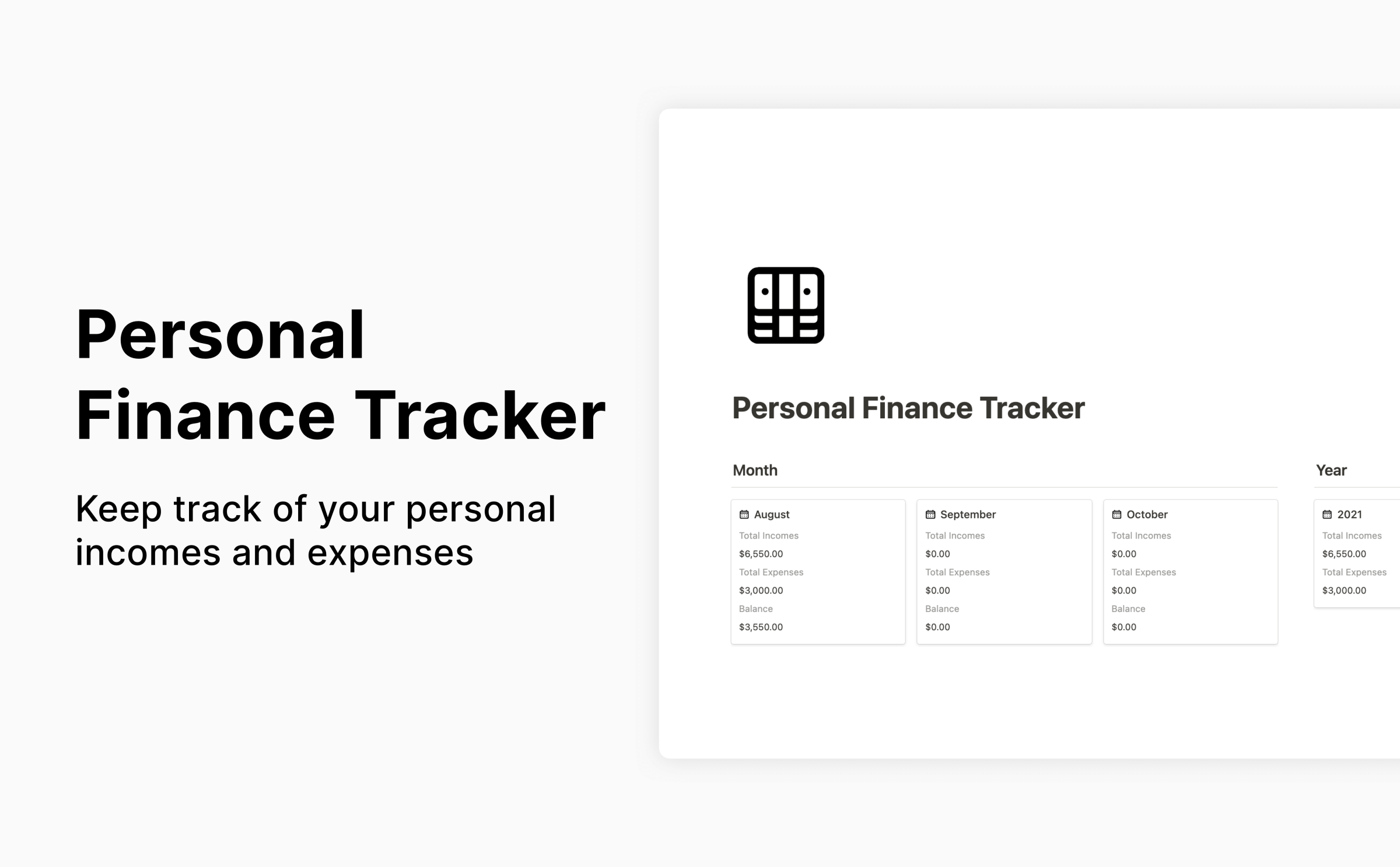 Personal Finance Tracker