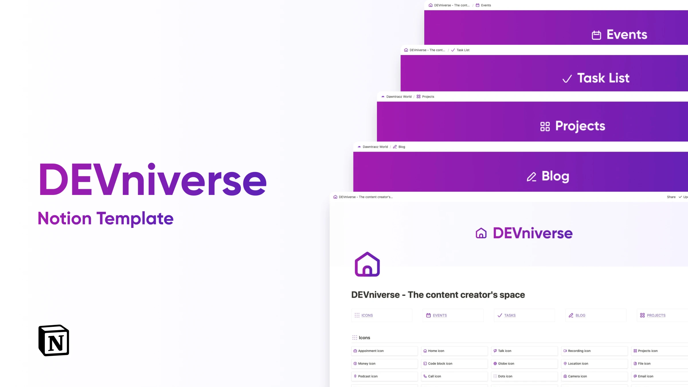 DEVniverse  –  The content creator’s space