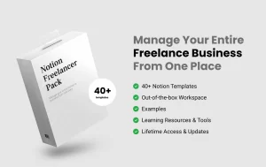 The Notion Freelancer Pack is a template pack