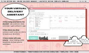 Hate having to keep a track of all your online deliveries? This template has been a lifesaver in keeping track of all my orders and so wanted to share!‍