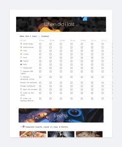 I use Notion to keep track of my personal life. It's easy to forget a lot of things