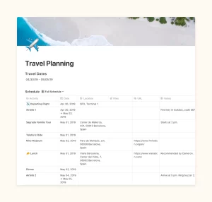 Travel planning can be a fragmented mess with different documents and information scattered across email