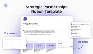 A template to manage all of your strategic partnerships and alliances in Notion