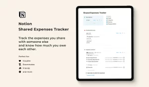 Track the expenses you share with someone else and know how much you owe each other.