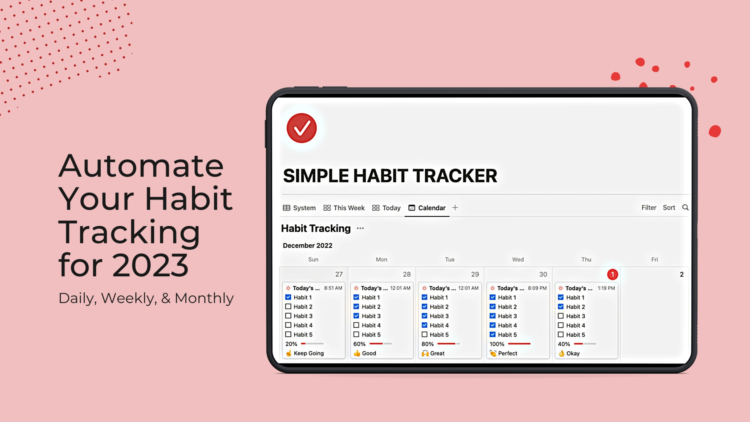 Automated Simple Habit Tracker