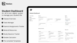 An all-in-one digital system to manage your student life