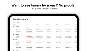 A free Notion template designed to see all your team information in one place